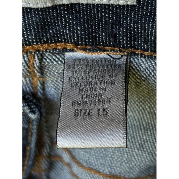 Chico's Platinum Denim Women's Studded Bootcut Jeans Size US 10 - Picture 3 of 8